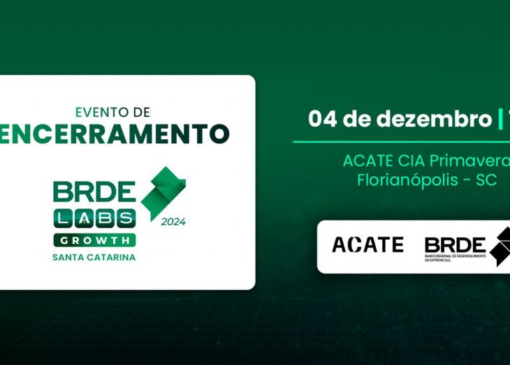 BRDE vai premiar startups vencedoras do programa de aceleração