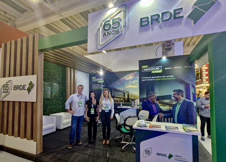 Na ExpoApras, BRDE leva crédito para expansão e soluções energéticas do setor supermercadista